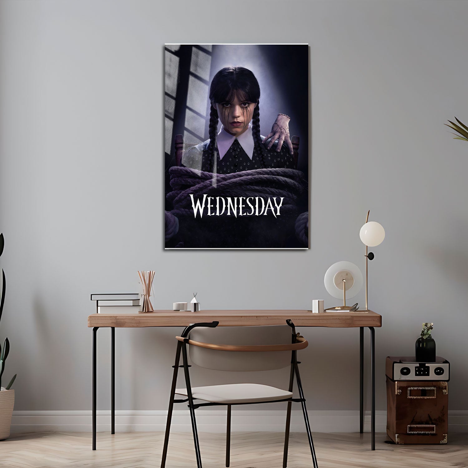 Flex Designs Metal Poster Wednesday 24 x 36" Home Goods - TV Show 2022 TV Show Metal Poster