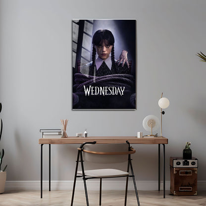 Flex Designs Metal Poster Wednesday 24 x 36" Home Goods - TV Show 2022 TV Show Metal Poster