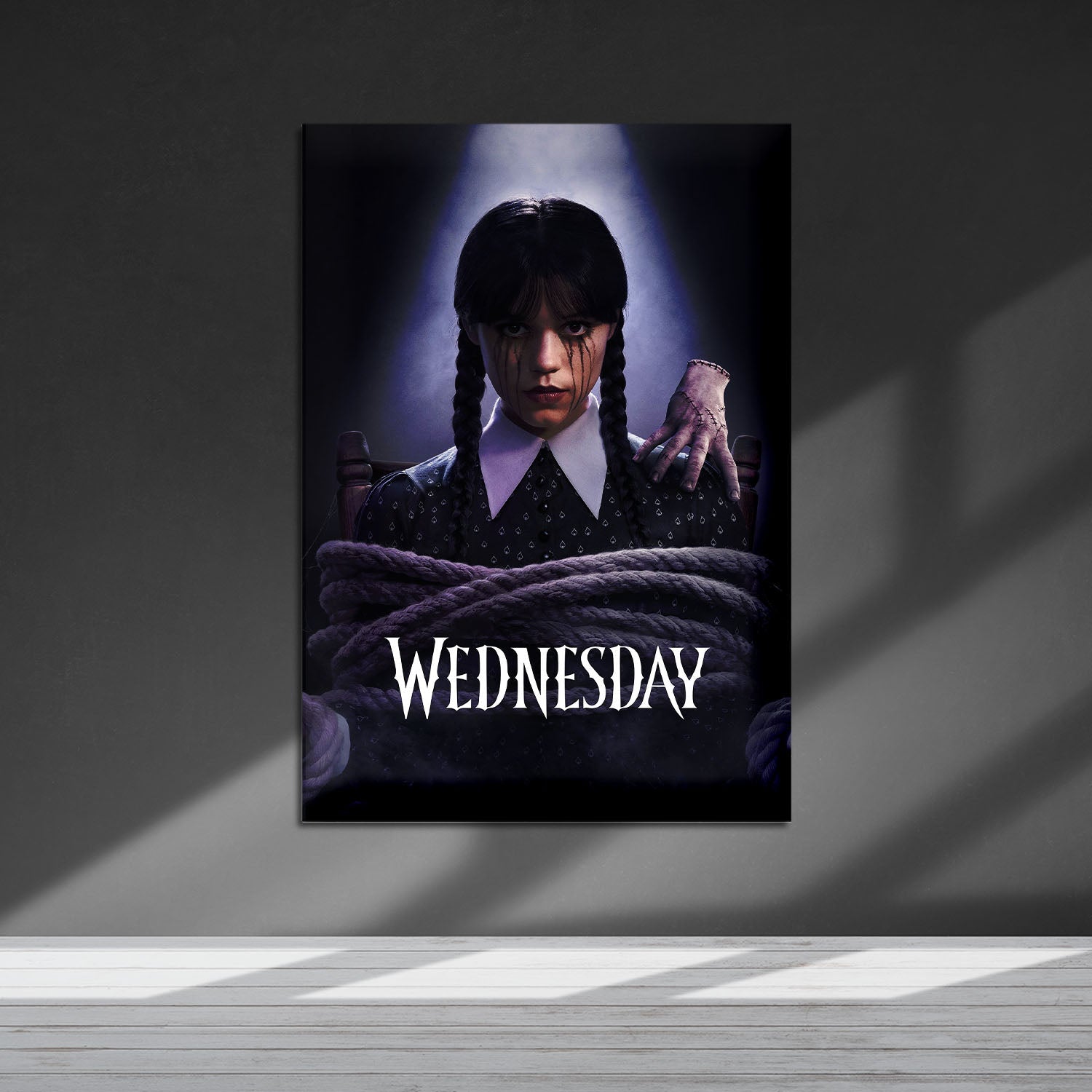 Flex Designs Metal Poster Wednesday 5 x 7" Home Goods - TV Show 2022 TV Show Metal Poster
