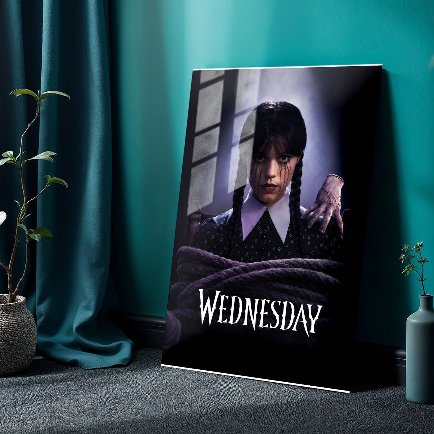 Wednesday TV Show Metal Poster