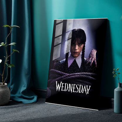 Wednesday TV Show Metal Poster