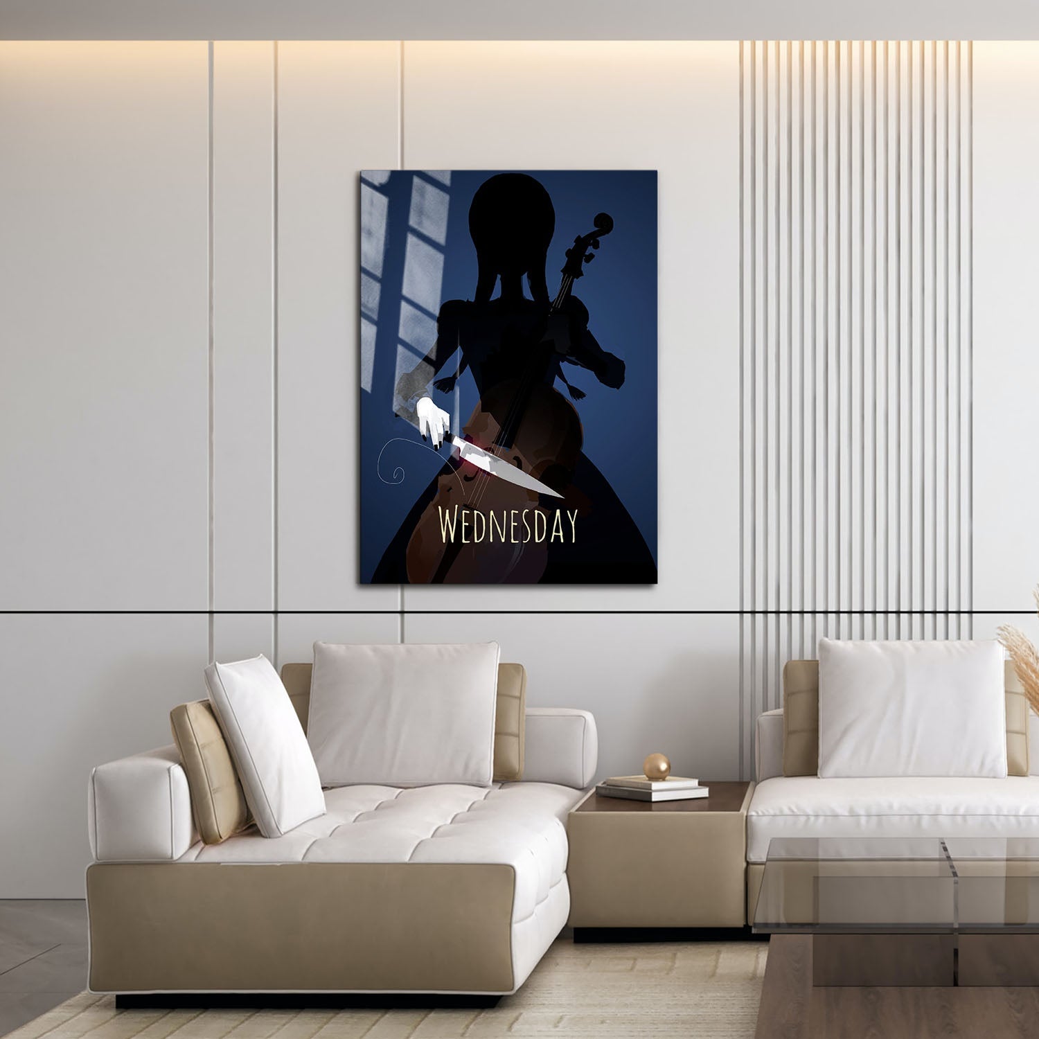 Flex Designs Metal Poster Wednesday Cartoonified 16 x 24" Home Goods - TV Show 2022 TV Show Metal Poster