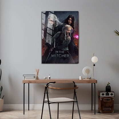 Flex Designs Metal Poster Witcher Season 3 24 x 36" Home Goods - TV Show 2023 TV Show Metal Poster