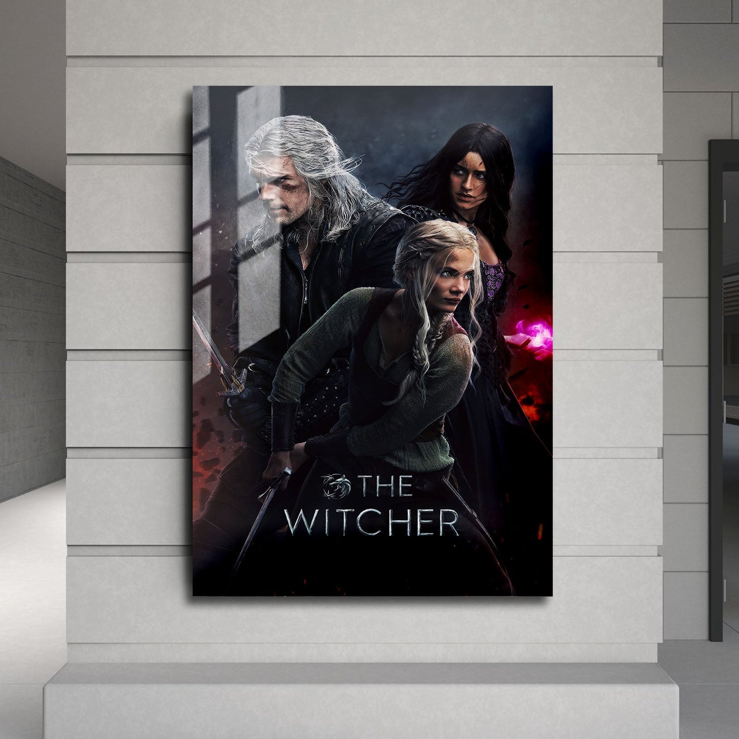 Flex Designs Metal Poster Witcher Season 3 24 x 36" Home Goods - TV Show 2023 TV Show Metal Poster