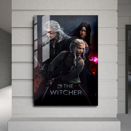 Flex Designs Metal Poster Witcher Season 3 24 x 36" Home Goods - TV Show 2023 TV Show Metal Poster