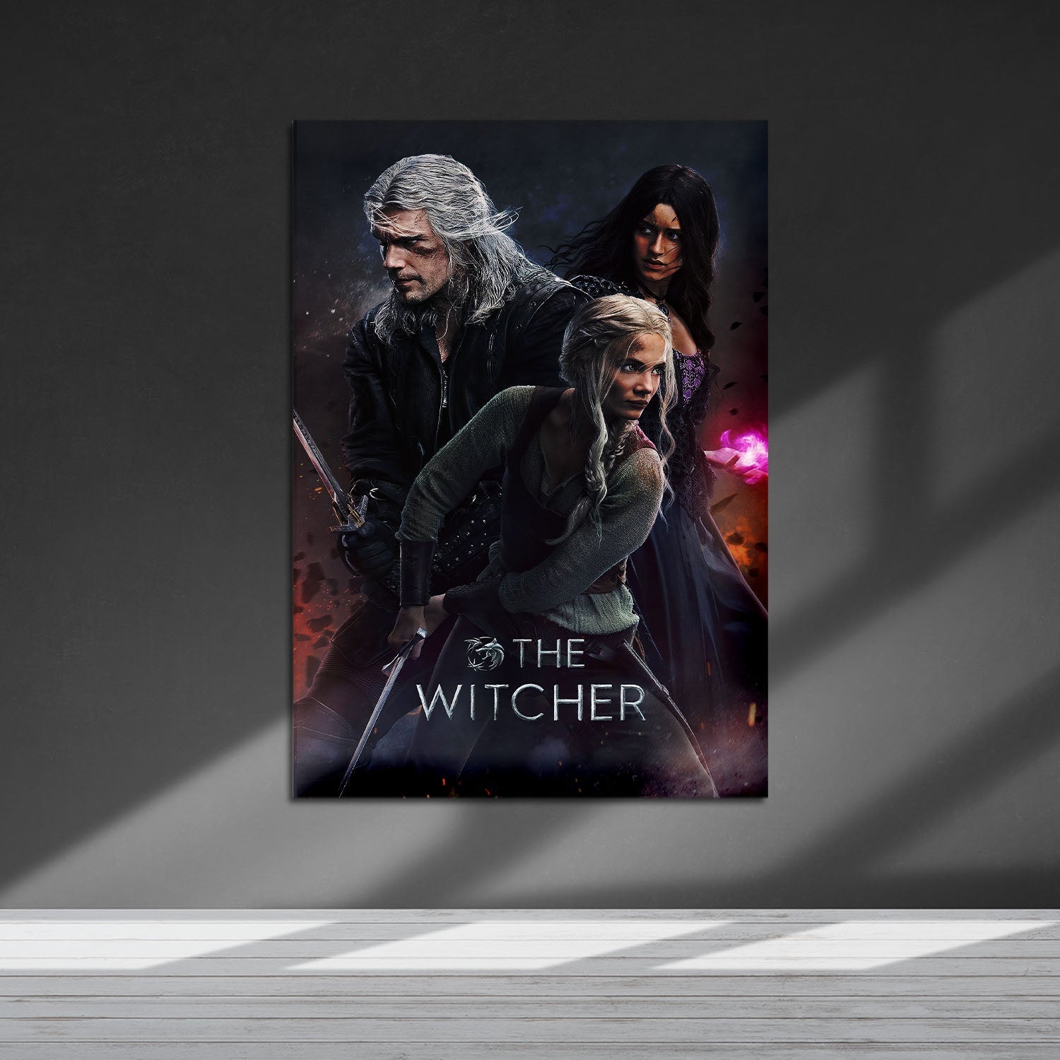 Flex Designs Metal Poster Witcher Season 3 5 x 7" Home Goods - TV Show 2023 TV Show Metal Poster