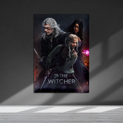 Flex Designs Metal Poster Witcher Season 3 5 x 7" Home Goods - TV Show 2023 TV Show Metal Poster
