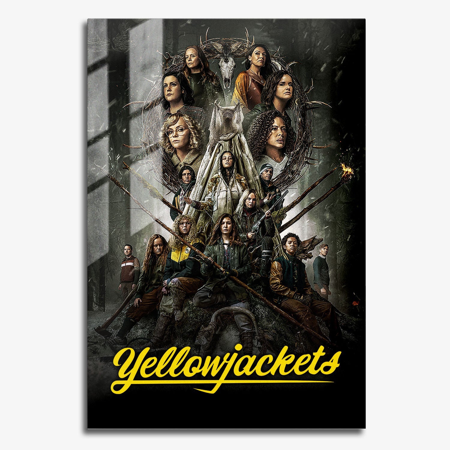 Flex Designs Metal Poster Yellowjackets 11 x 17" Home Goods - TV Show 2021 TV Show Metal Poster