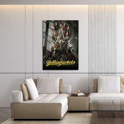 Flex Designs Metal Poster Yellowjackets 16 x 24" Home Goods - TV Show 2021 TV Show Metal Poster