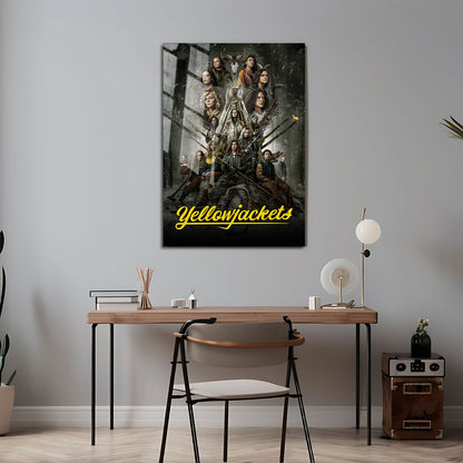 Flex Designs Metal Poster Yellowjackets 24 x 36" Home Goods - TV Show 2021 TV Show Metal Poster