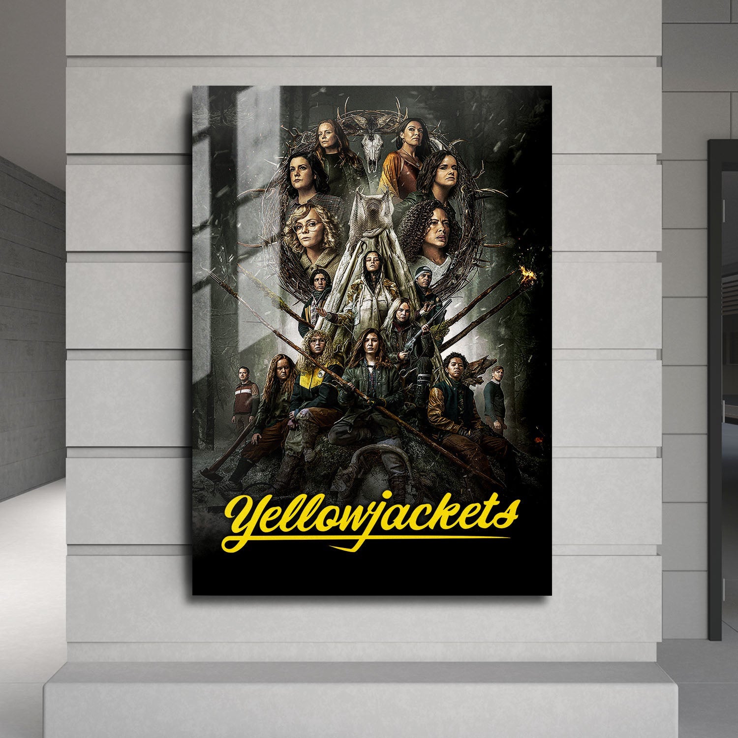 Flex Designs Metal Poster Yellowjackets 24 x 36" Home Goods - TV Show 2021 TV Show Metal Poster