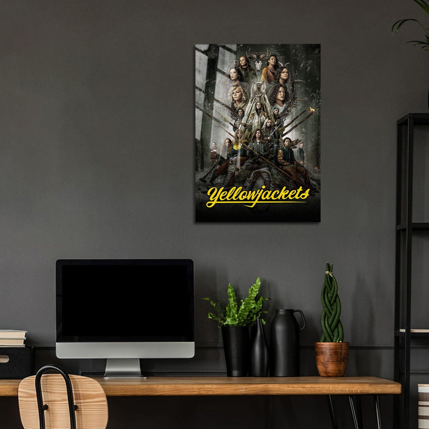 Flex Designs Metal Poster Yellowjackets 5 x 7" Home Goods - TV Show 2021 TV Show Metal Poster