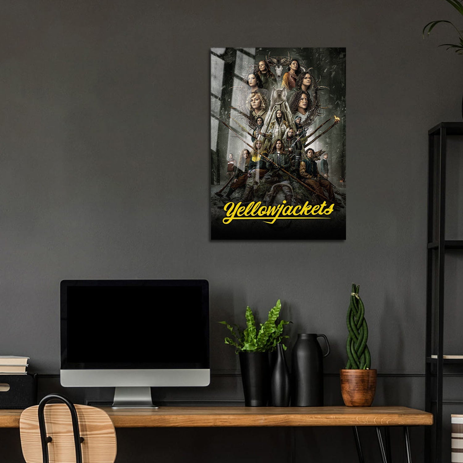 Flex Designs Metal Poster Yellowjackets 5 x 7" Home Goods - TV Show 2021 TV Show Metal Poster
