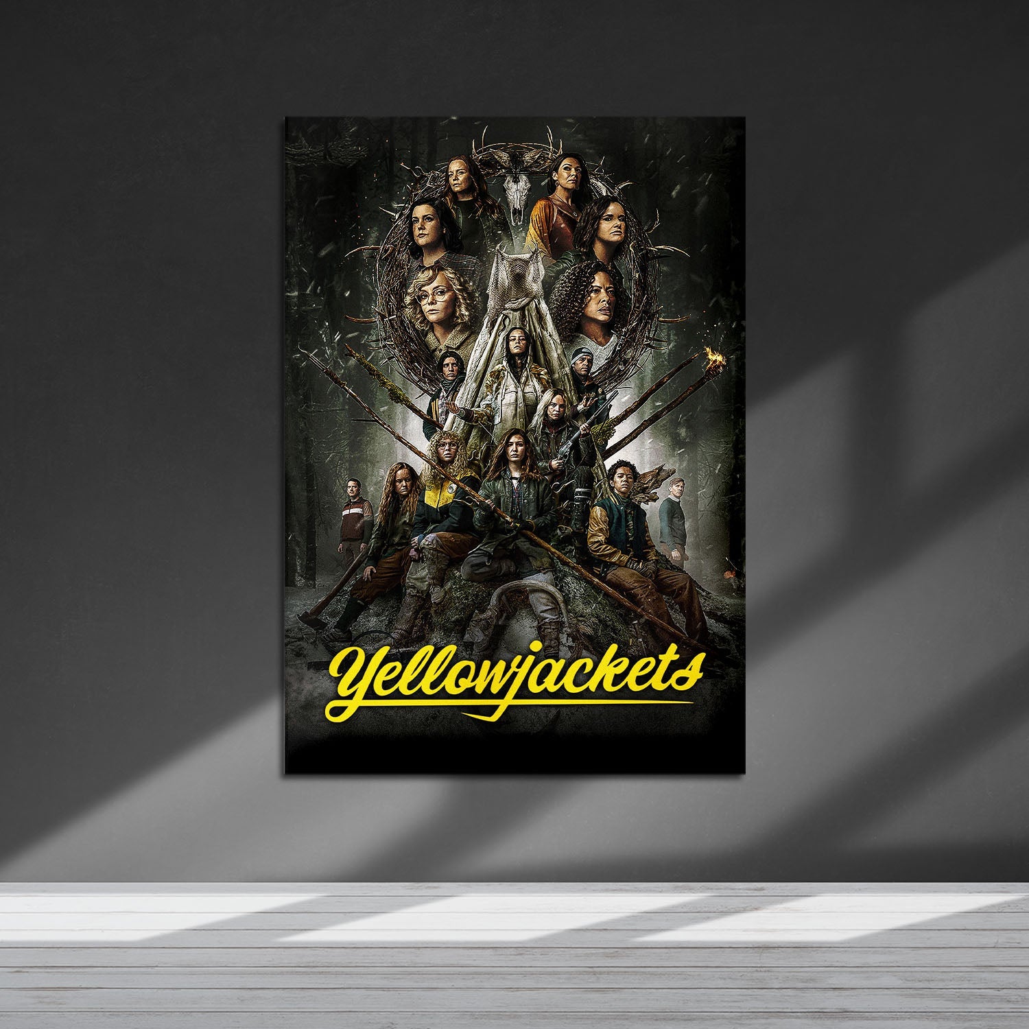 Flex Designs Metal Poster Yellowjackets 5 x 7" Home Goods - TV Show 2021 TV Show Metal Poster
