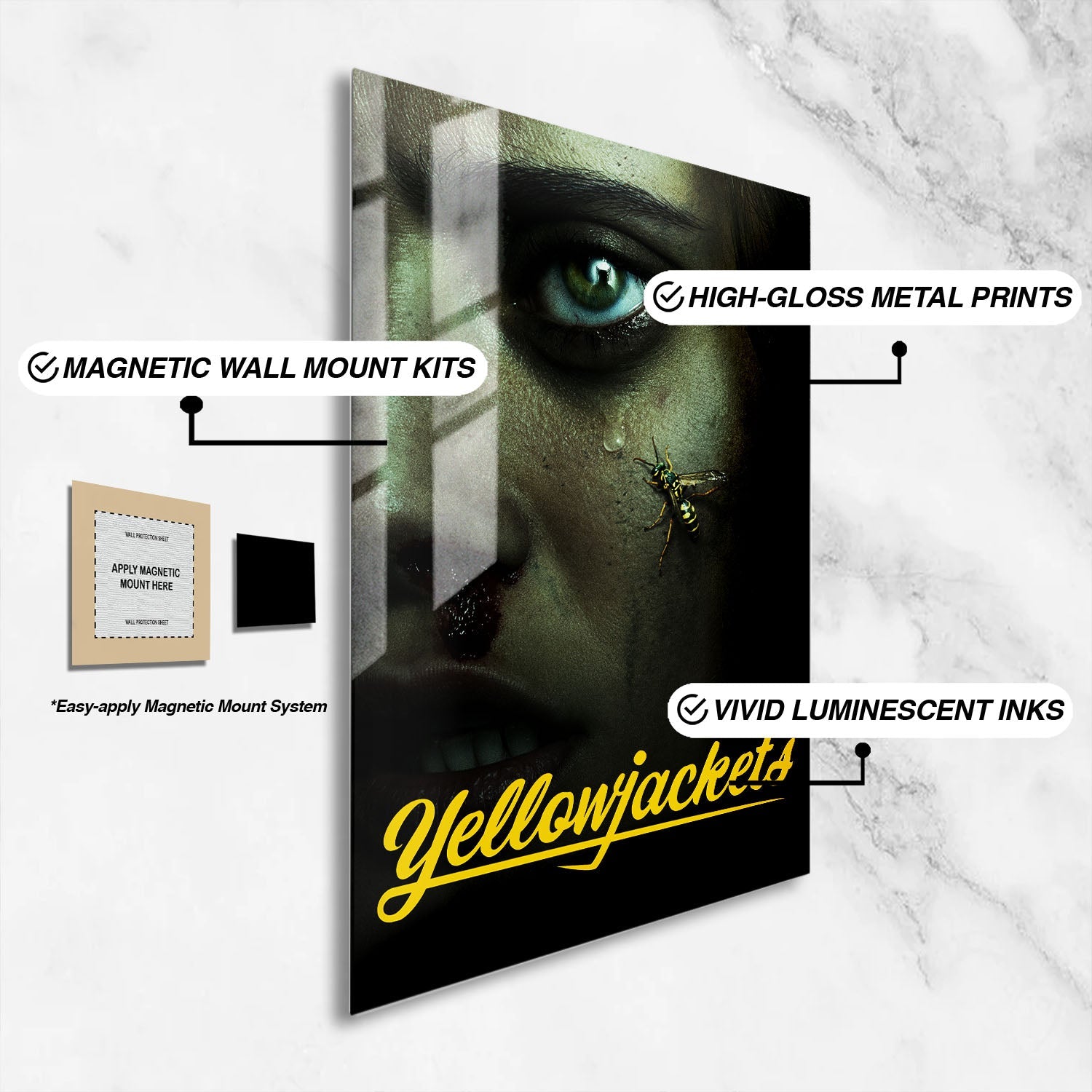Flex Designs Metal Poster Yellowjackets Key Art 16 x 24" Home Goods - TV Show 2021 TV Show Metal Poster