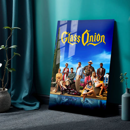 Knives Out - Glass Onion Movie Metal Poster