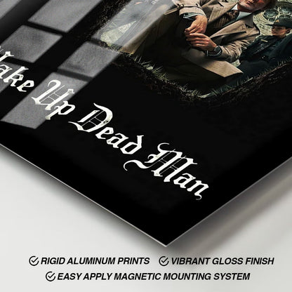 Flex Designs Metal Poster Knives Out - Wake Up Dead Man 11 x 17" Home Goods - Movie 2023 Movie Metal Poster