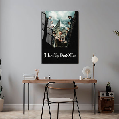 Flex Designs Metal Poster Knives Out - Wake Up Dead Man 24 x 36" Home Goods - Movie 2023 Movie Metal Poster