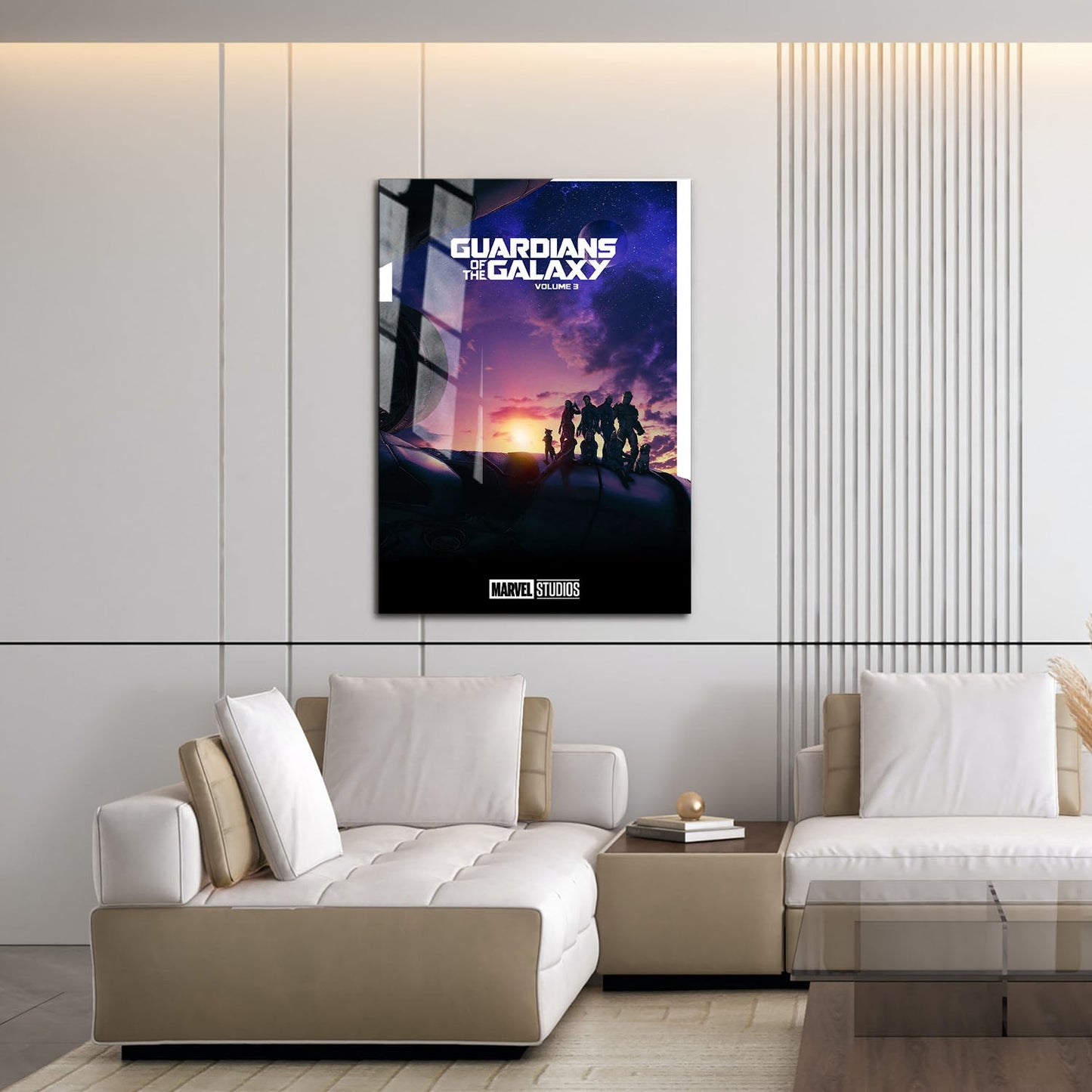 Flex Designs Metal Poster Guardians of the Galaxy Vol 3 Minimalist 16 x 24" Home Goods - Movie 2023 Movie Metal Poster