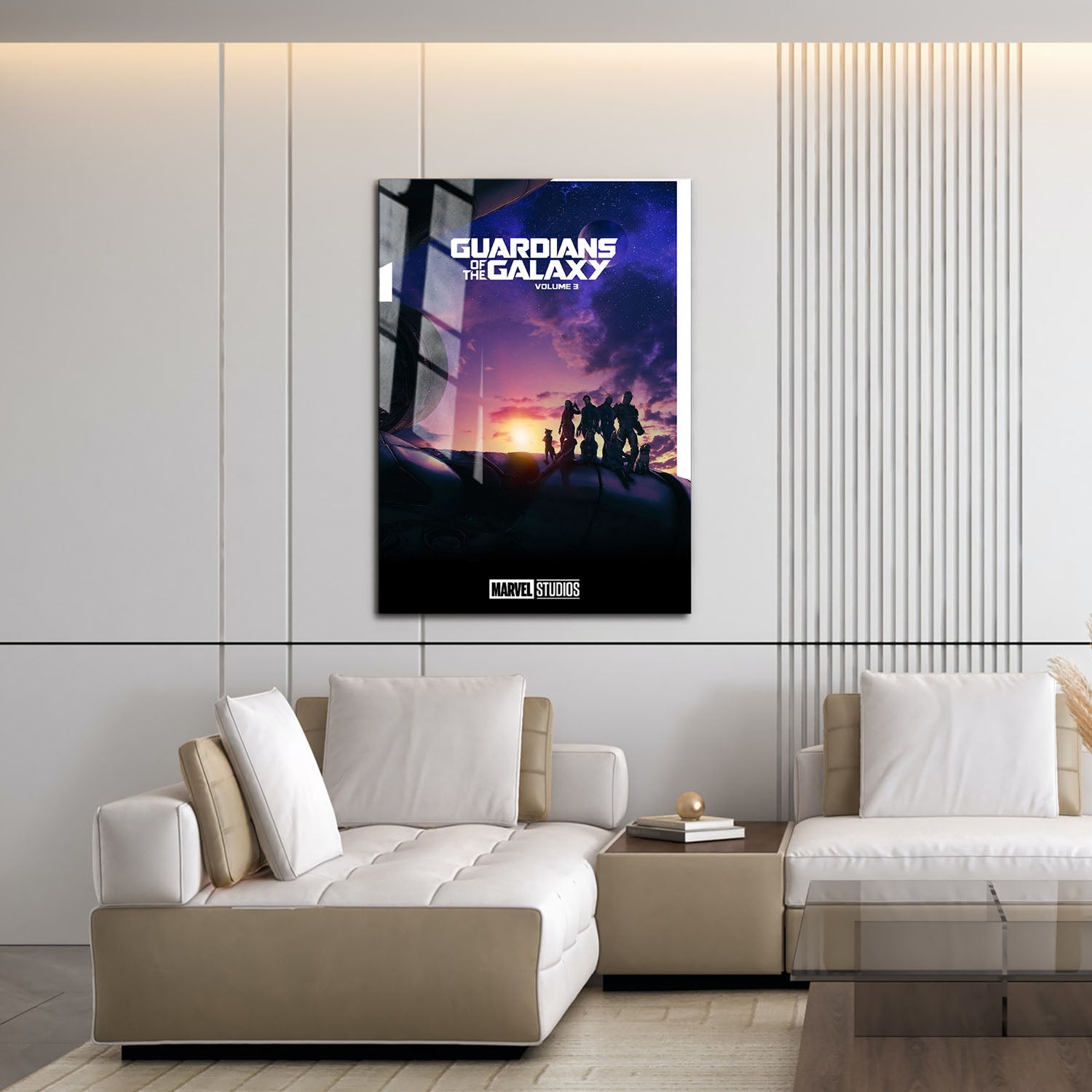 Flex Designs Metal Poster Guardians of the Galaxy Vol 3 Minimalist 16 x 24" Home Goods - Movie 2023 Movie Metal Poster