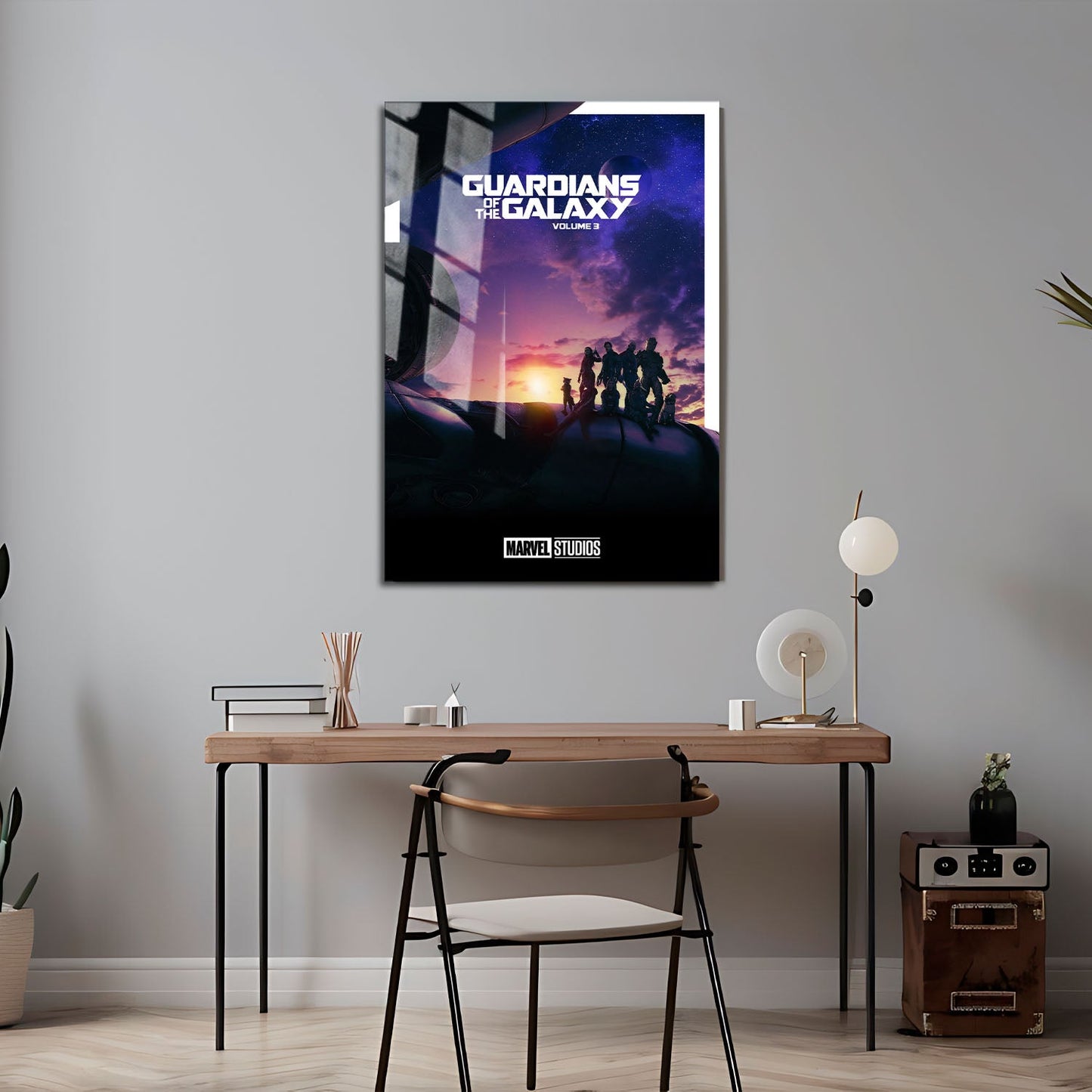 Flex Designs Metal Poster Guardians of the Galaxy Vol 3 Minimalist 24 x 36" Home Goods - Movie 2023 Movie Metal Poster