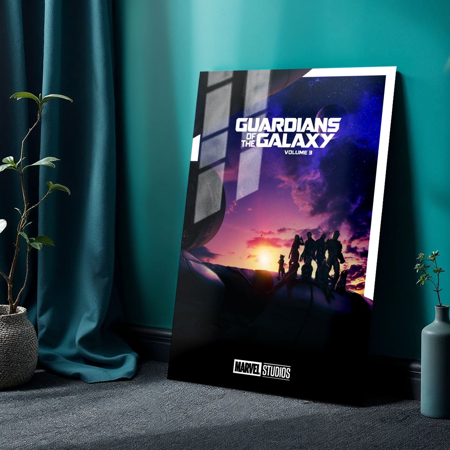 Guardians of the Galaxy Vol 3 Minimalist Movie Metal Poster