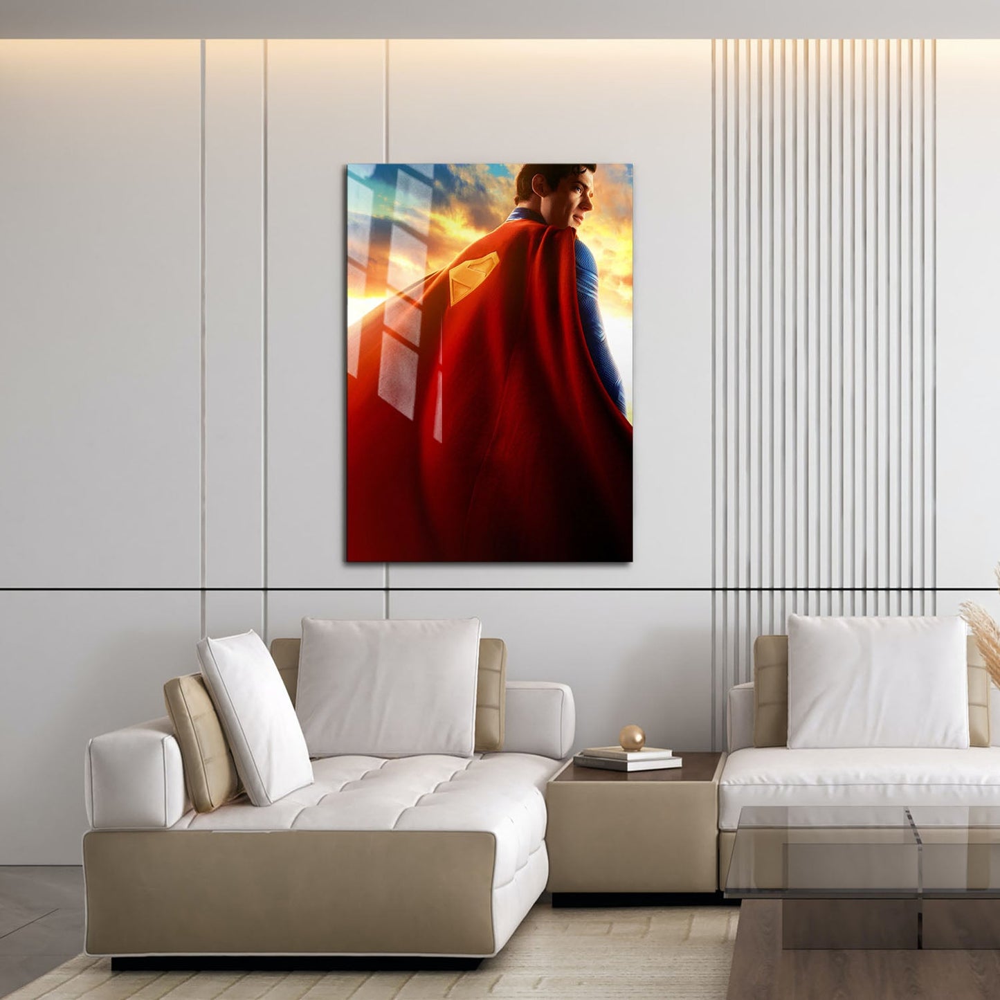Flex Designs Metal Poster Superman 2025 Cape 16 x 24" Home Goods - Movie 2025 Movie Metal Poster