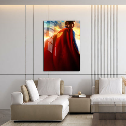 Flex Designs Metal Poster Superman 2025 Cape 16 x 24" Home Goods - Movie 2025 Movie Metal Poster