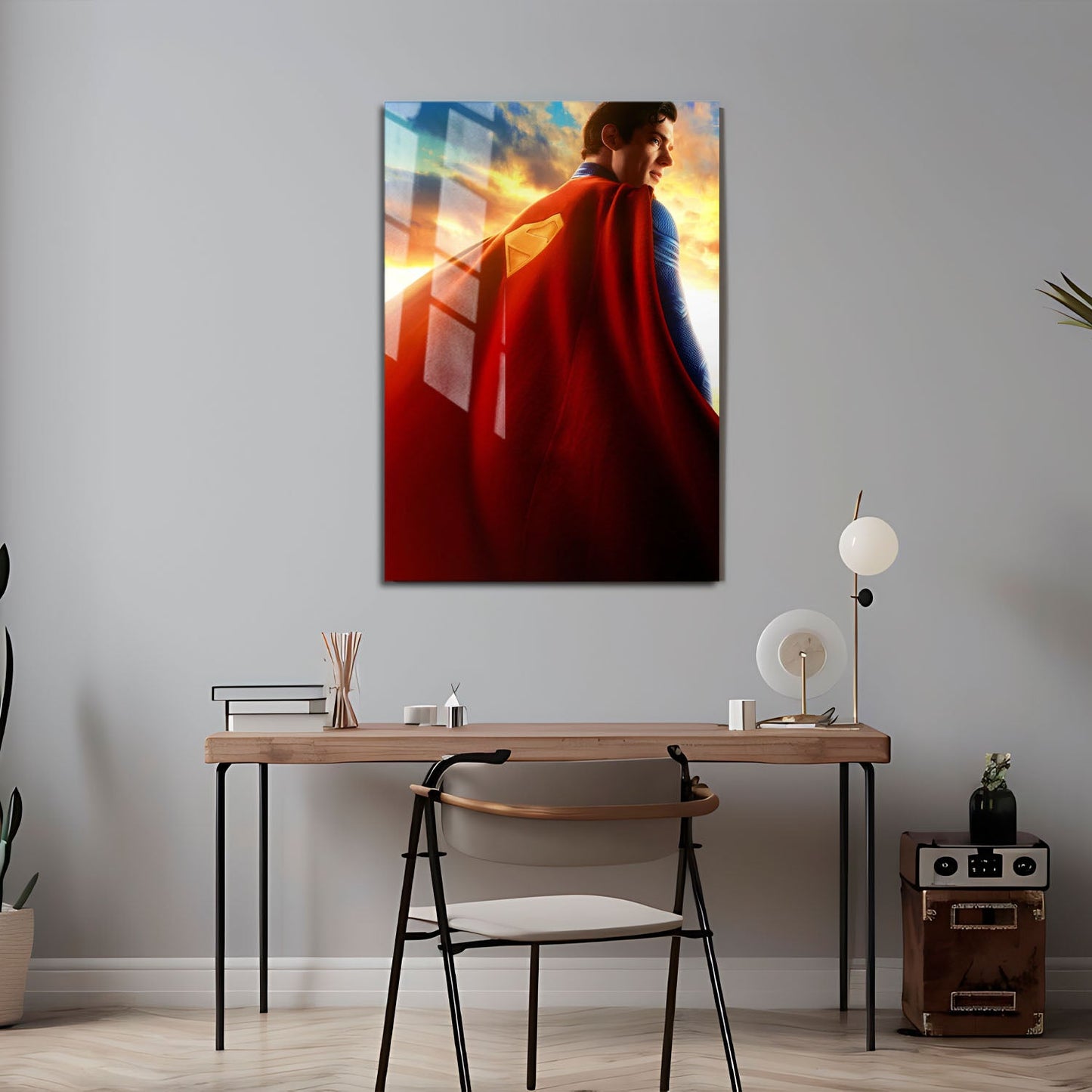 Flex Designs Metal Poster Superman 2025 Cape 24 x 36" Home Goods - Movie 2025 Movie Metal Poster