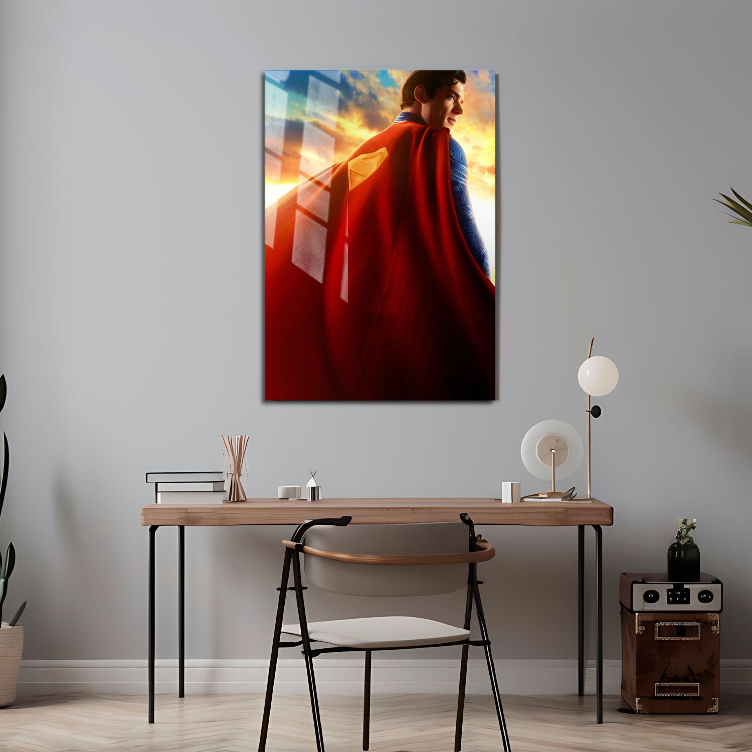 Flex Designs Metal Poster Superman 2025 Cape 24 x 36" Home Goods - Movie 2025 Movie Metal Poster