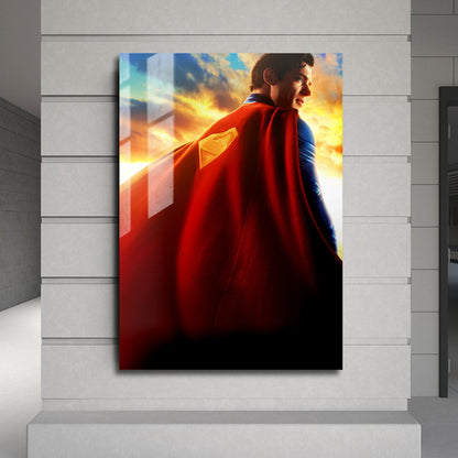 Flex Designs Metal Poster Superman 2025 Cape 24 x 36" Home Goods - Movie 2025 Movie Metal Poster