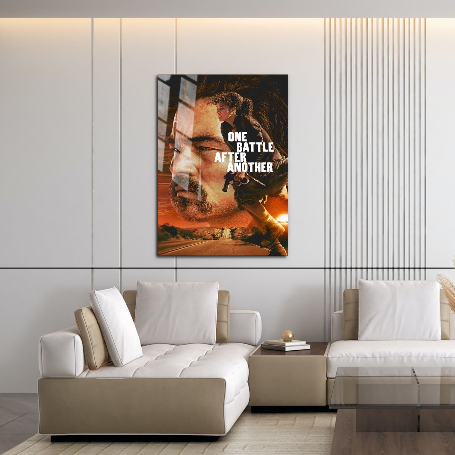 Flex Designs Metal Poster One Battle After Another 16 x 24" Home Goods - Movie 2025 Movie Metal Poster