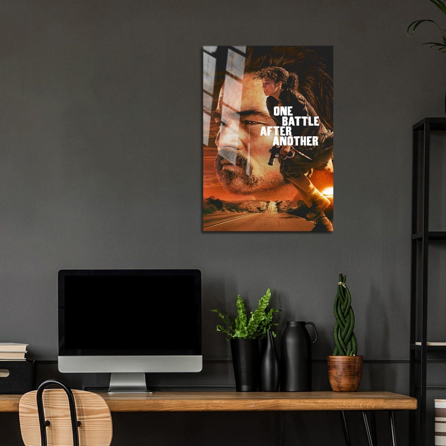 Flex Designs Metal Poster One Battle After Another 5 x 7" Home Goods - Movie 2025 Movie Metal Poster
