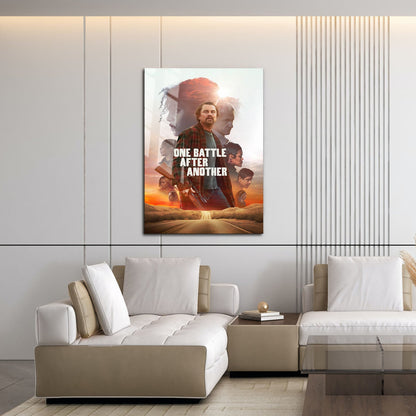 Flex Designs Metal Poster One Battle After Another Cinematic 16 x 24" Home Goods - Movie 2025 Movie Metal Poster