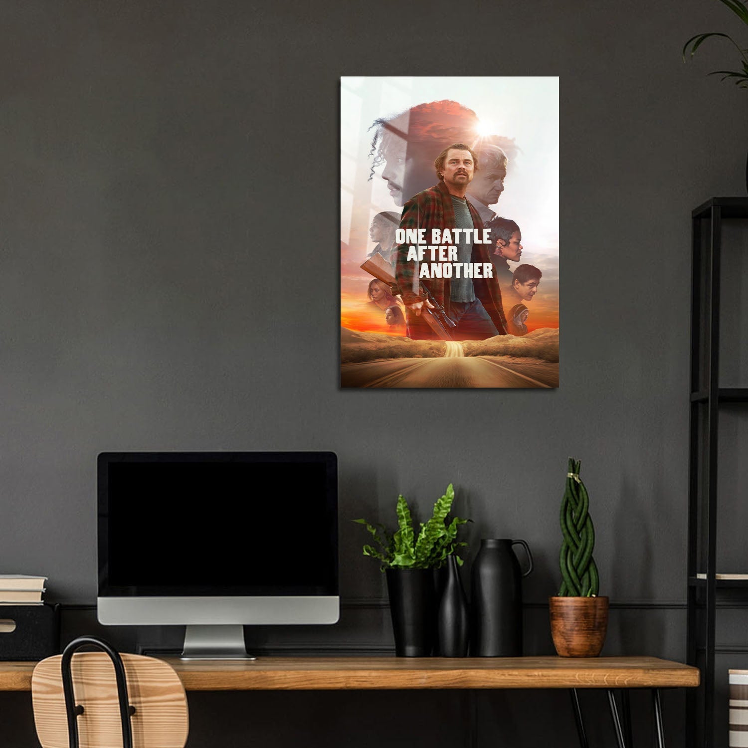 Flex Designs Metal Poster One Battle After Another Cinematic 5 x 7" Home Goods - Movie 2025 Movie Metal Poster