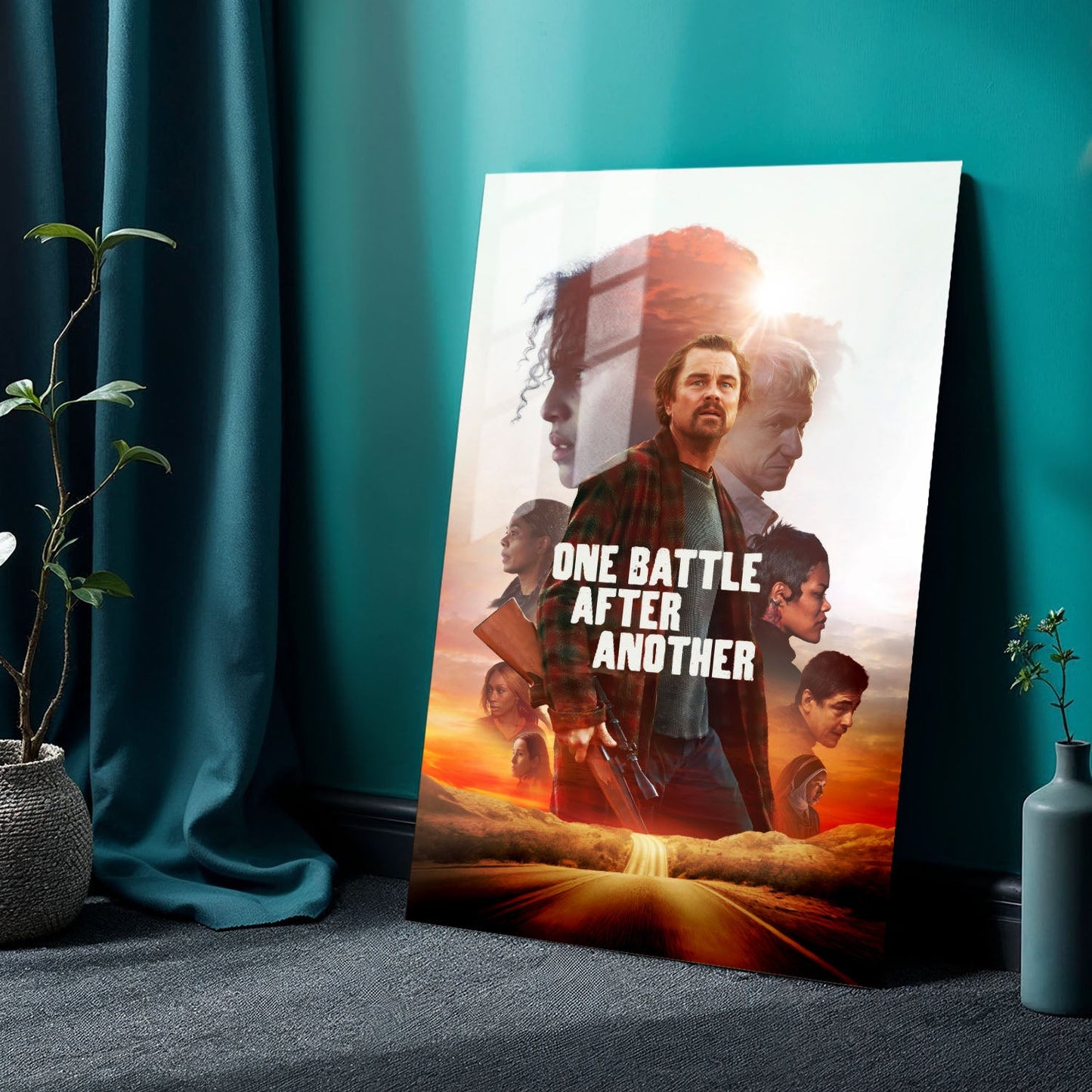 One Battle After Another Cinematic Movie Metal Poster