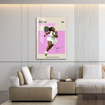 Flex Designs Metal Poster Serena Williams FlexM 16 x 24" Home Goods - Sports  Metal Poster