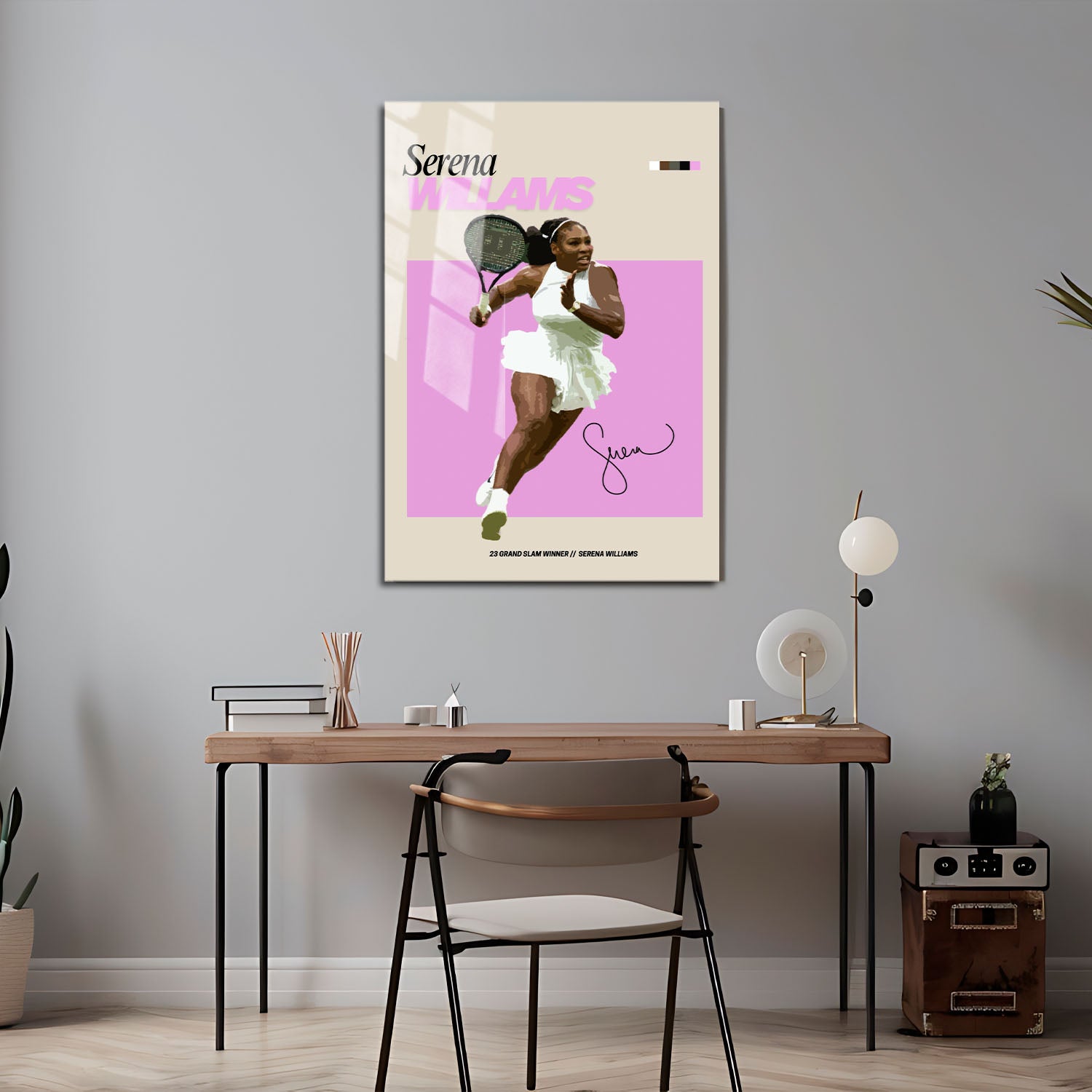 Flex Designs Metal Poster Serena Williams FlexM 5 x 7" Home Goods - Sports  Metal Poster