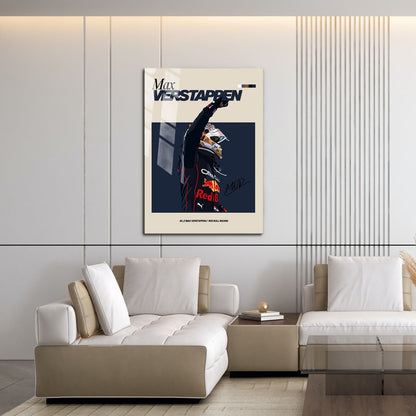Flex Designs Metal Poster Max Verstappen Red Bull F1 FlexM 16 x 24" Home Goods - Sports  Metal Poster