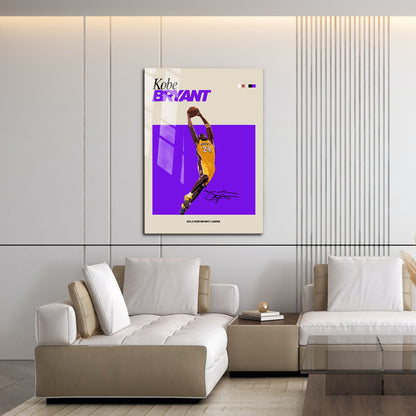 Flex Designs Metal Poster Kobe Bryant NBA FlexM 16 x 24" Home Goods - Sports  Metal Poster