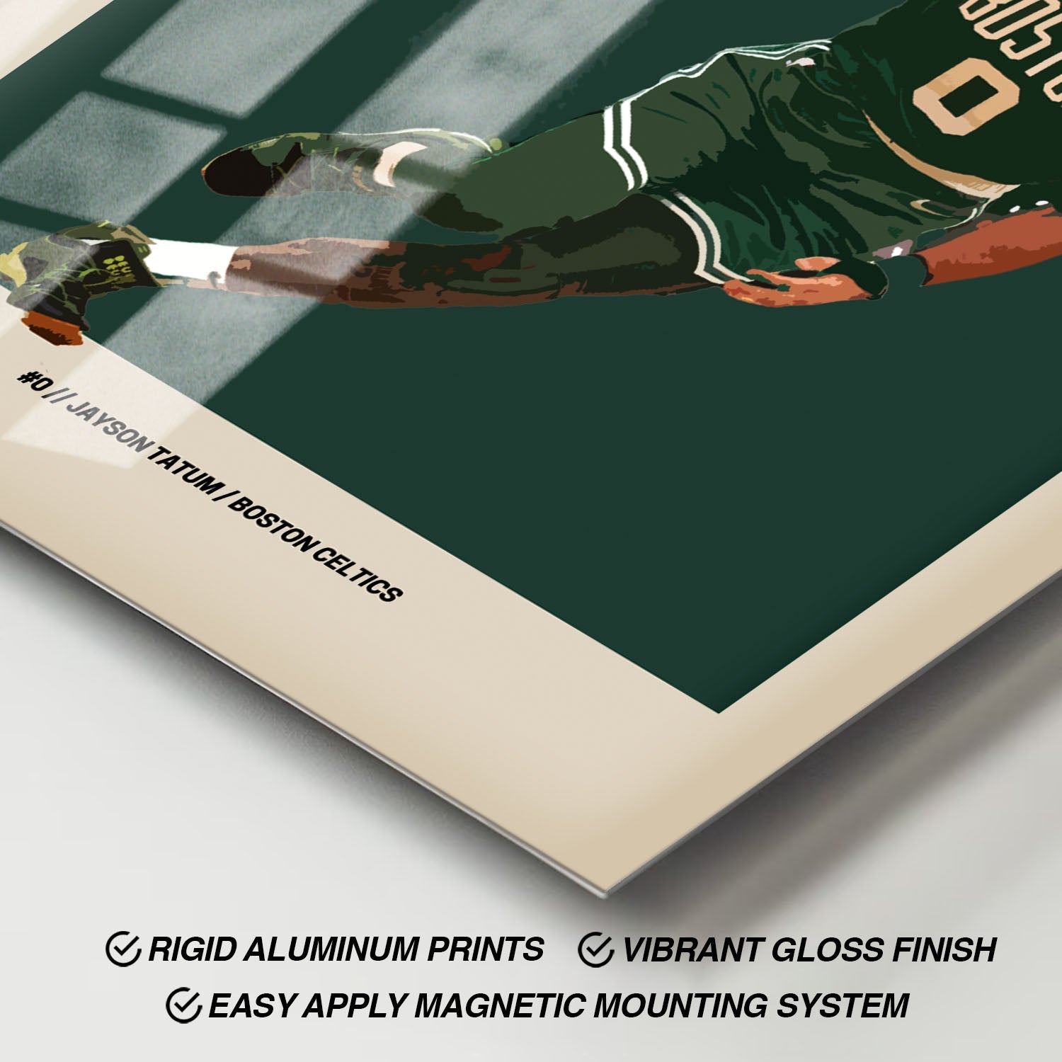 Flex Designs Metal Poster Jayson Tatum NBA FlexM 11 x 17" Home Goods - Sports  Metal Poster