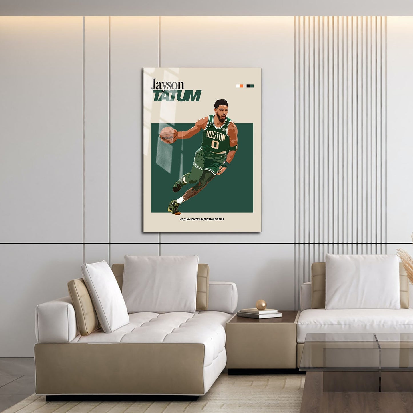 Flex Designs Metal Poster Jayson Tatum NBA FlexM 16 x 24" Home Goods - Sports  Metal Poster