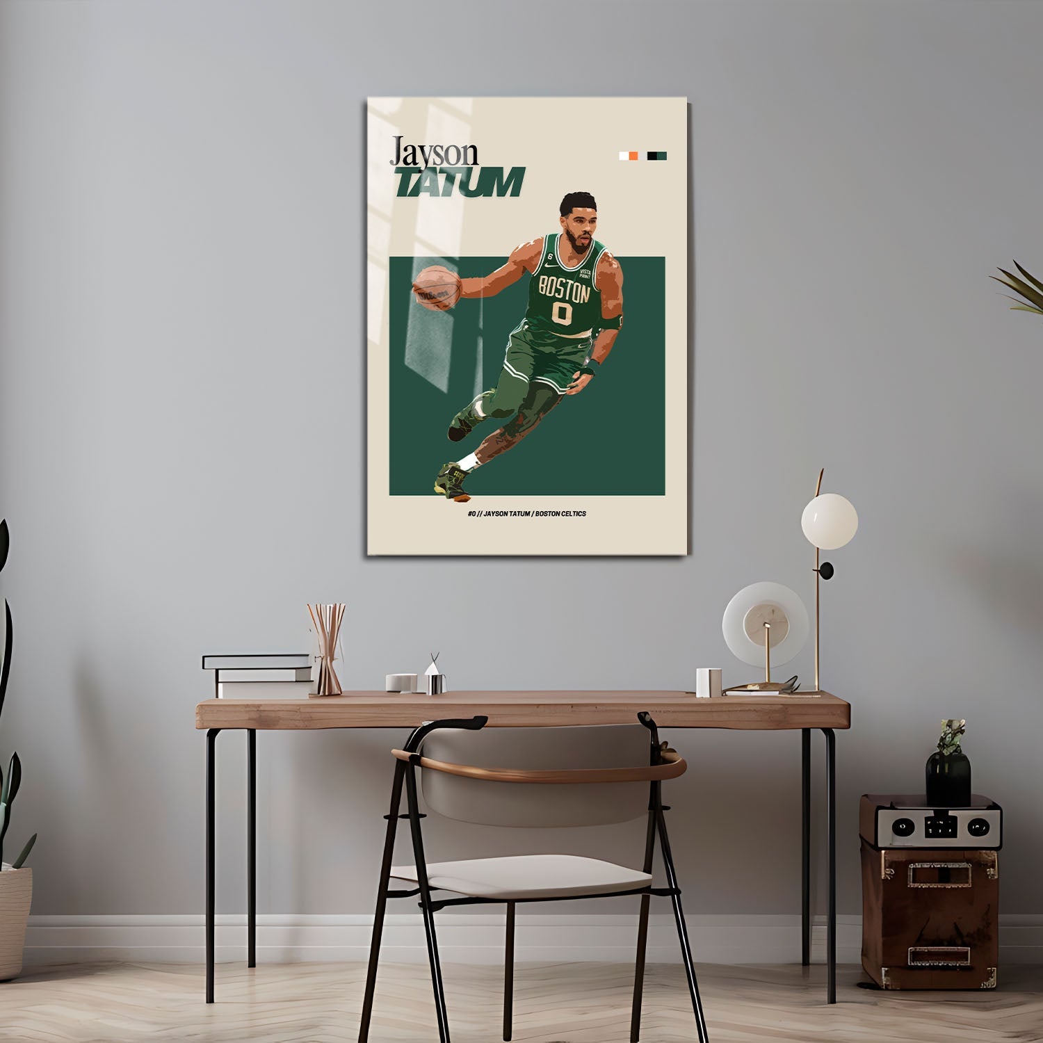Flex Designs Metal Poster Jayson Tatum NBA FlexM 5 x 7" Home Goods - Sports  Metal Poster