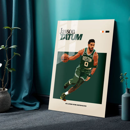 Flex Designs Metal Poster Jayson Tatum NBA FlexM 24 x 36" Home Goods - Sports  Metal Poster