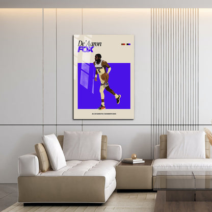 Flex Designs Metal Poster De'Aaron Fox NBA FlexM 16 x 24" Home Goods - Sports  Metal Poster