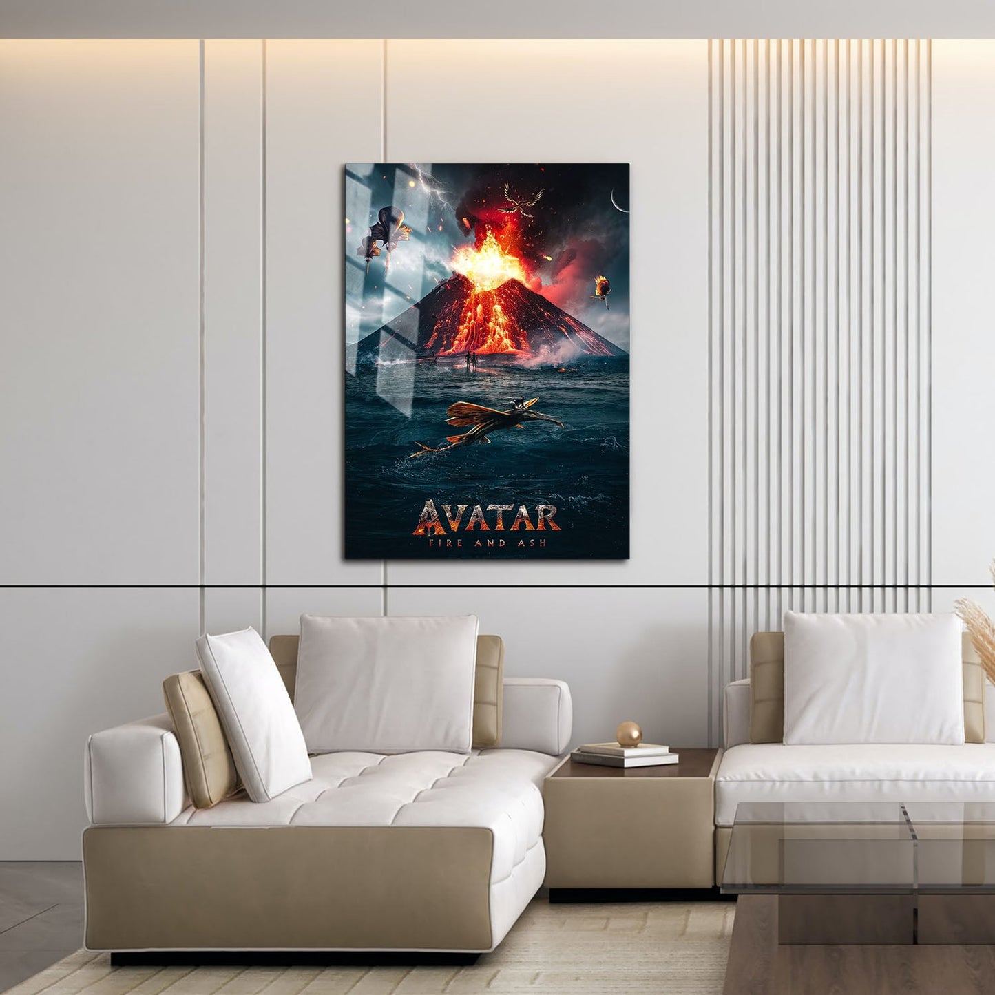 Flex Designs Metal Poster Avatar Fire and Ash Alternate 16 x 24" Home Goods - Movie 2025 Movie Metal Poster