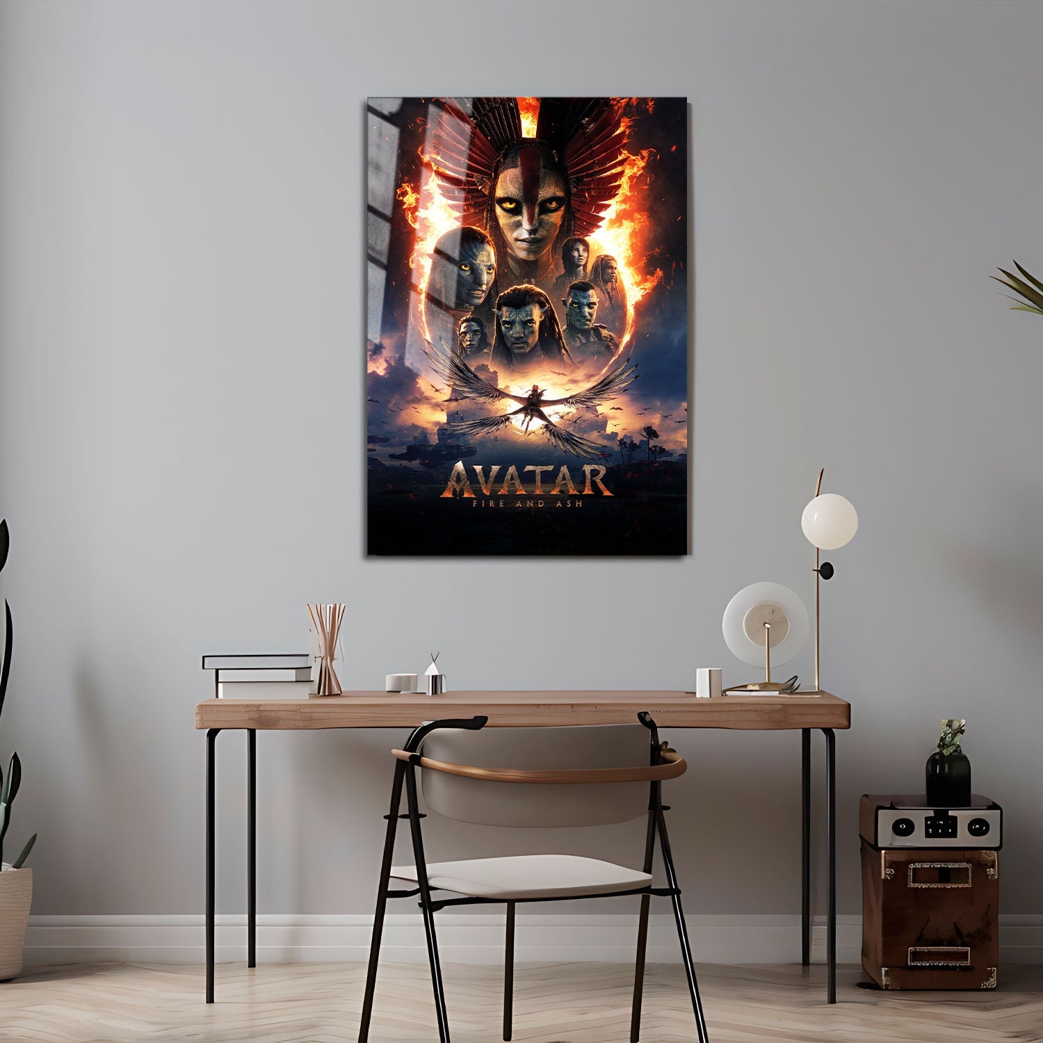Flex Designs Metal Poster Avatar Fire and Ash Cinematic 5 x 7" Home Goods - Movie 2025 Movie Metal Poster