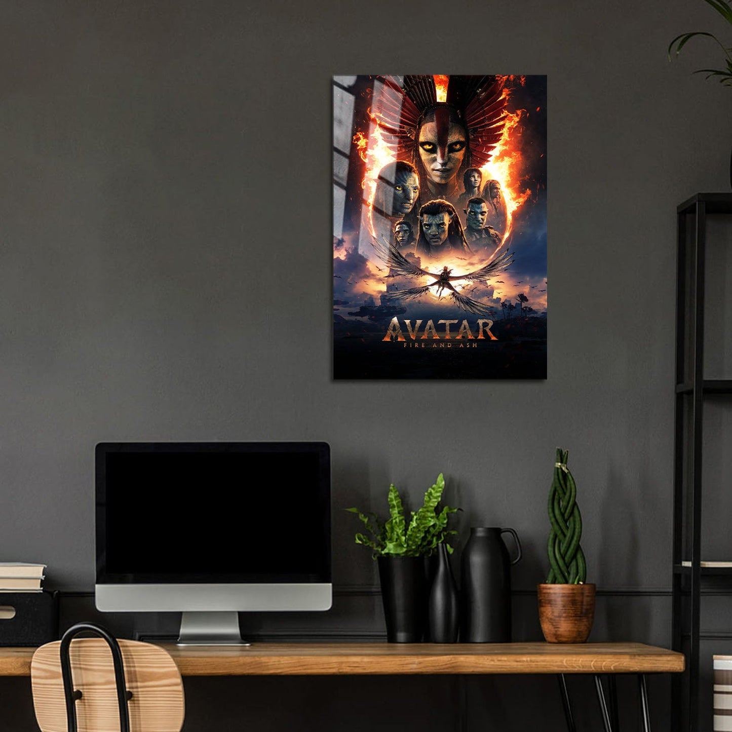 Flex Designs Metal Poster Avatar Fire and Ash Cinematic 24 x 36" Home Goods - Movie 2025 Movie Metal Poster