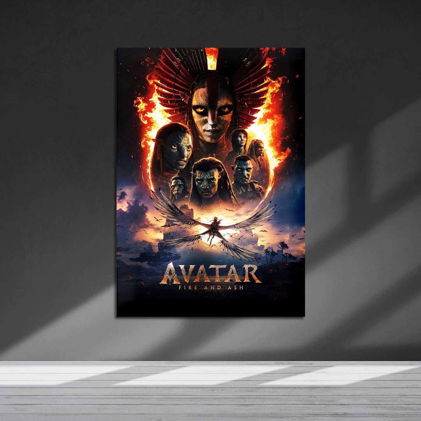 Flex Designs Metal Poster Avatar Fire and Ash Cinematic 5 x 7" Home Goods - Movie 2025 Movie Metal Poster