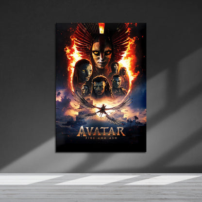 Flex Designs Metal Poster Avatar Fire and Ash Cinematic 5 x 7" Home Goods - Movie 2025 Movie Metal Poster